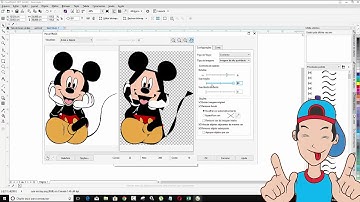 Como Transformar uma imagem em vetor de forma automática Corel Draw Tutorial