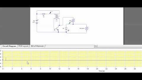 Joule Thief using circuit wizard software