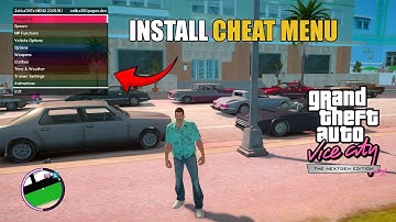How to install cheat menu in gta vice city nextgen edition