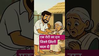 एक रोटी का दान जिसने ज़िंदगी बदल दी | 2D Animated Hindi Story #cartoon baccho ka cartoon