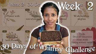 I commited to whimsy for a month (week 2 results)