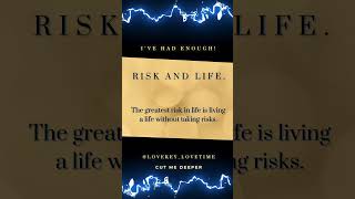 @lovekey_lovetime Risk and life. #quotes #love #motivation #like #happy #sad #life #share #facts