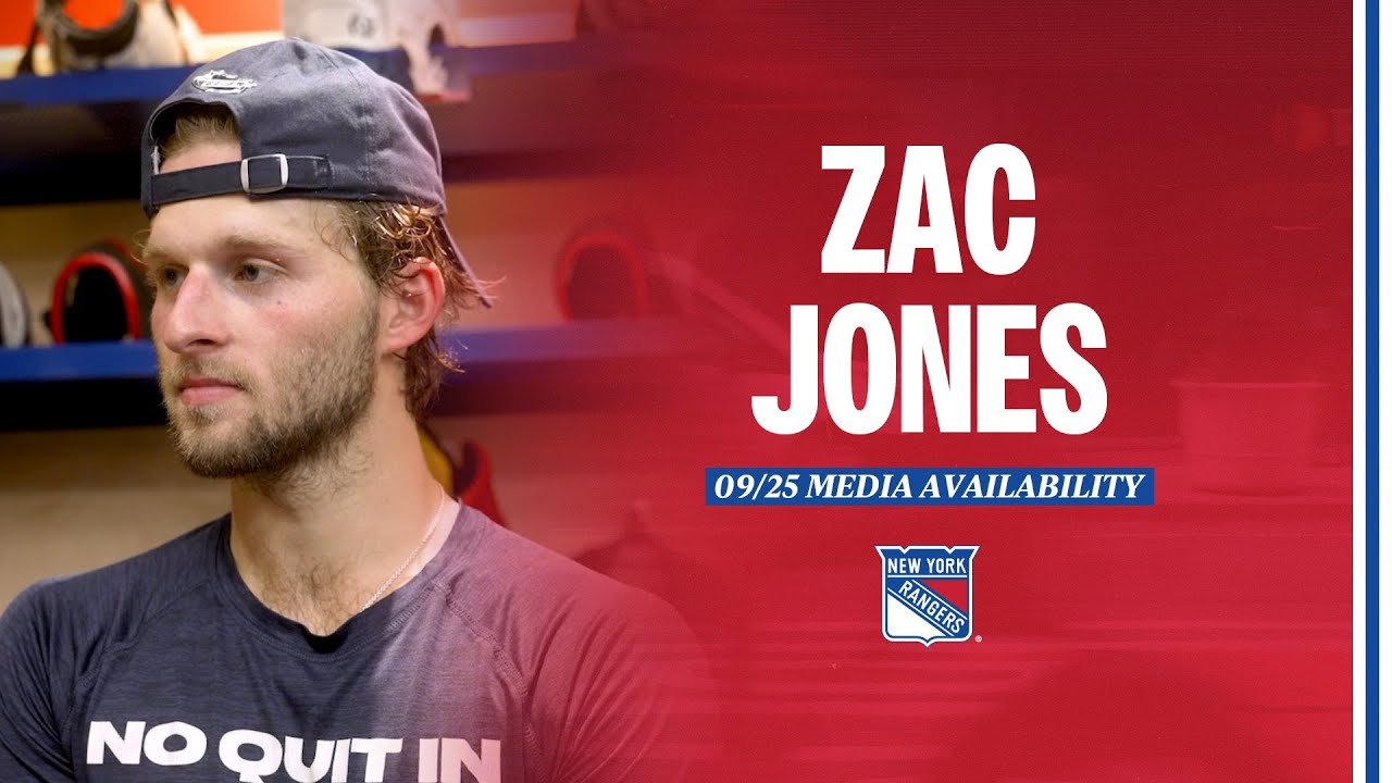 Exclusive: Zac Jones from a rink his dad built to being a Rangers draft pick