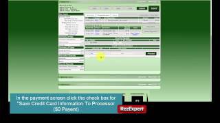 How to store a card on file using Paytrace in RezExpert