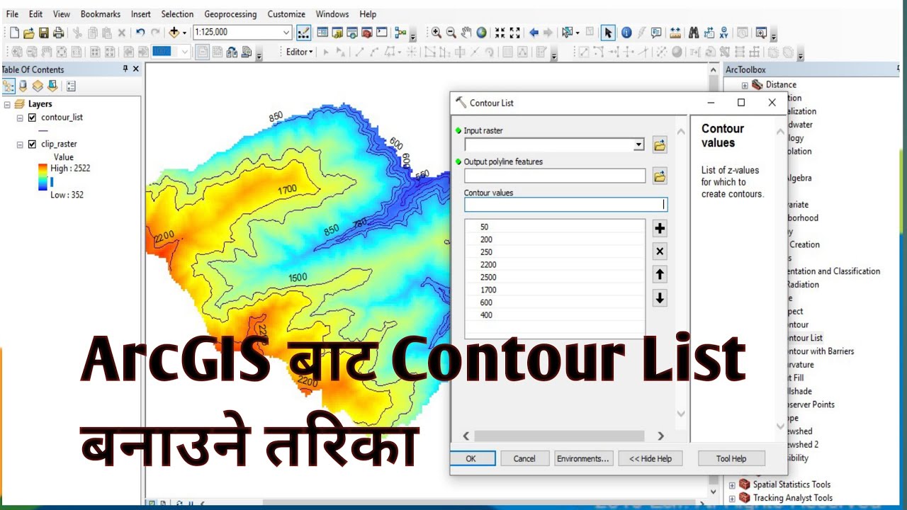How to Create Contour Lines in ArcGIS (Step-by-Step Guide) - YouTube