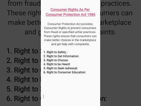 Consumer Protection Act