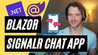 .NET 6 Blazor 🔥 Chat with SignalR using WebSockets screenshot 1