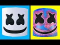 Repainting Cheap Spirit Halloween Masks (Marshmello)