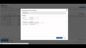Bulk Edit eBay Categories