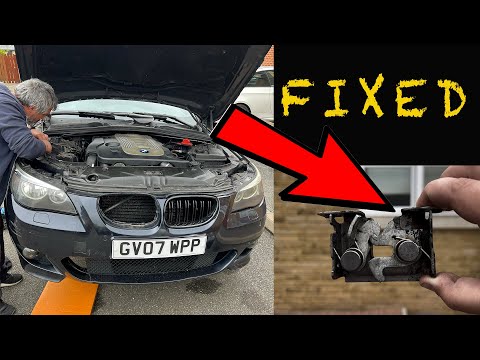 BMW E60 Stuck Hood Latch/Bonnet Won't Open? || BMW E60 Bonnet/Hood Stuck Closed And Won't Open