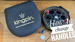 KINGPIN Float reel - How to Change Handles 