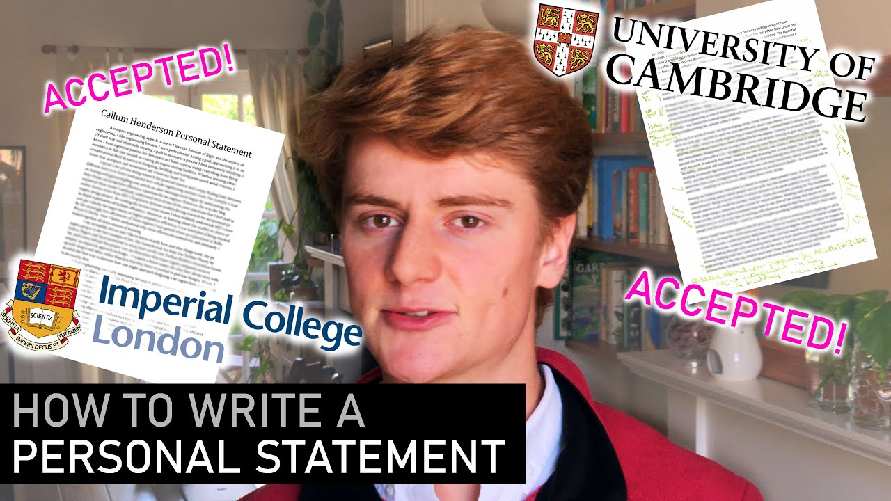 cambridge personal statement video