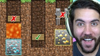 If You Survive Digging Straight Down, You Win $20,000 In Minecraft
