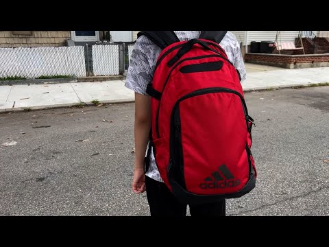 adidas 5 star team backpack red Adidas 5 Star Back Pack Review - Best Back Pack for High School
