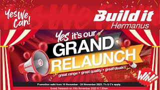 Its Our Grand Relaunch On November 10, 2023 730 Am. Unleash The Fun At Build It Herm.