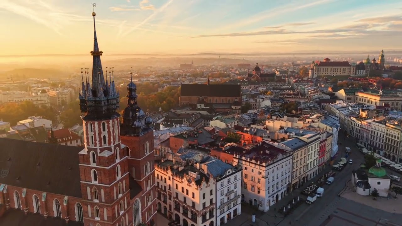Dzień dobry Kraków. DJI Mini5 Pro.