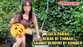 Bikin Ngakak... Mumpung Gak Ada Yang Lewat.. Berak Di Timbah Di Pinggir Hutan