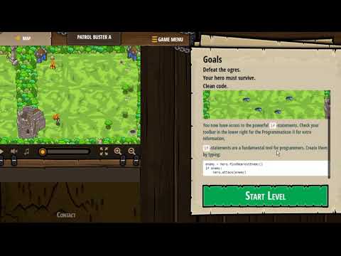 CodeCombat. Python solution.  Patrol Buster A (practice)