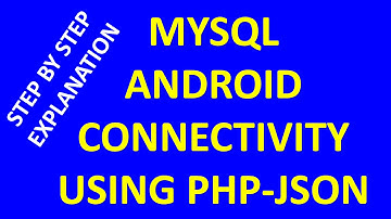 How to connect android with mysql using PHP and JSON   Part 4 android php mysql json