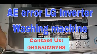 AE error LG inverter Automatic washing at Losbanos Laguna