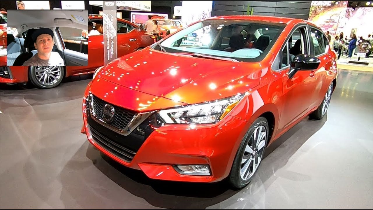 Nissan Versa Sr Sedan Red Colour Model 2019 Walkaround And Interior