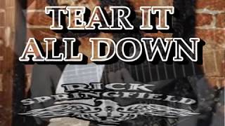 Rick Springfield -Tear It All Down guitar solo performed by Riccardo Vernaccini
