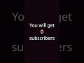 please i need subs