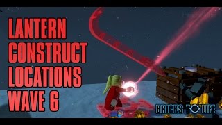 Lantern Construct Locations Wave 6 Lego Dimensions - Super Girl Red Lantern