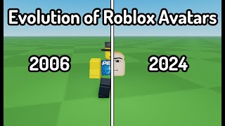 Evolution of Roblox Avatars (2006-2024)