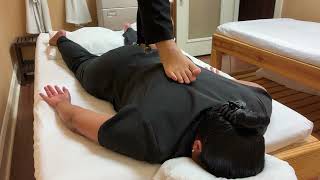 ASMR Back Walking Massage - Reduces stress improves flexibility and alleviates muscle aches