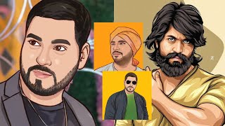 portrait Cartoon Photo Editing Tutorial🔥 || portrait image editing ||vector art screenshot 3