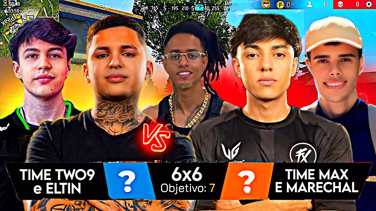 6X6 APOSTADO - com VISÃO DE 5 JOGADORES! TIME TWO9 x TIME MARECHAL! ELTIN, MANOMAX! EDIT + OPINIÃO