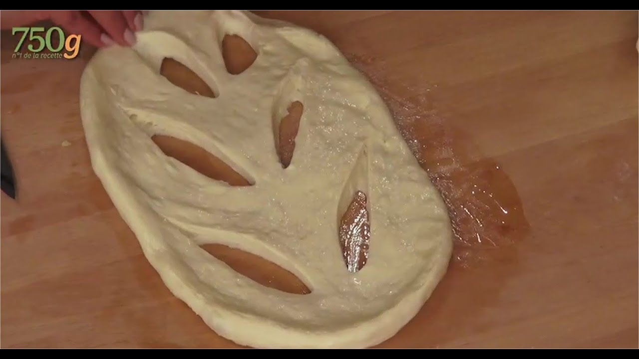 Recette Pâte à fougasse - 750g