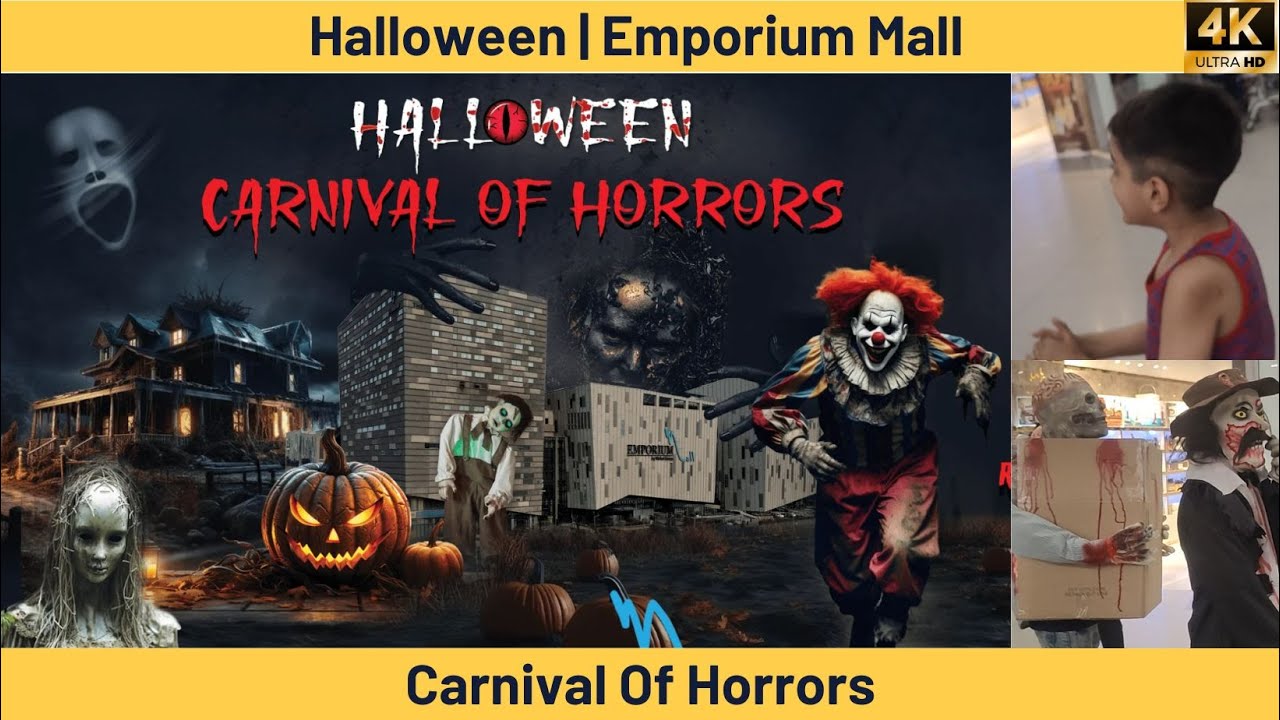 Emporium Mall Lahore Halloween Carnival of Horrors 2025 🎃 | Johar Town Halloween Event Vlog