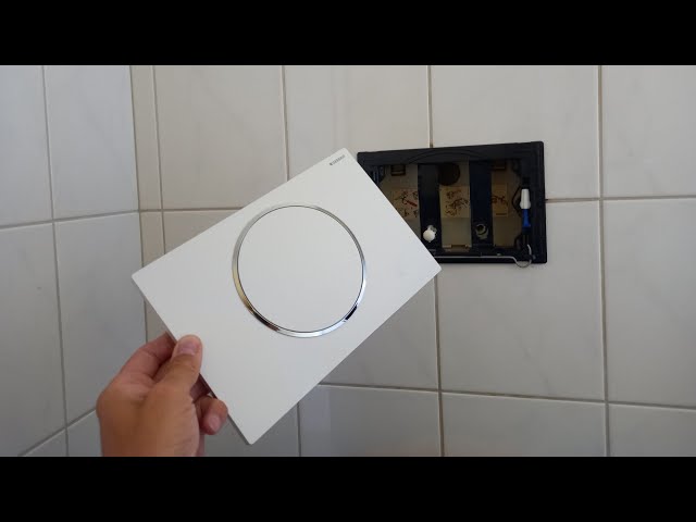 Geberit Drückerplatte modernisieren/Austauschen - YouTube