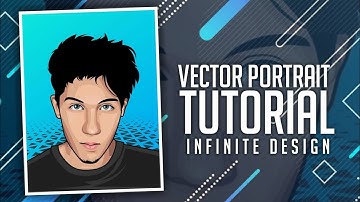 Vector Portrait Tutorial | Infinite Design | The Mobile Artist