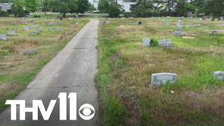 Historic Arkansas cemetery struggling with illegal trash dumping