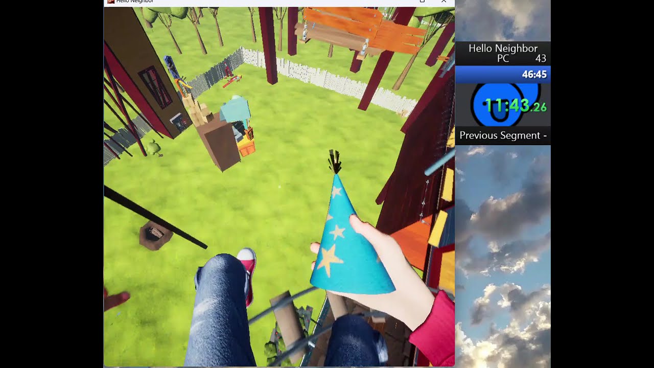 Hello neighbor custom story remastered speedrun: 
