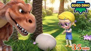 Telur Dinosaurus yang Hilang!🦖🥚 | GOGODINO | Kompilasi Dinosaurus Khusus | Kartun | Animasi | Share
