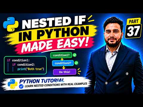 Nested IF in Python Made EASY! 🐍 | Learn Nested Conditions with Real Examples