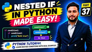 Nested IF in Python Made EASY! 🐍 | Learn Nested Conditions with Real Examples