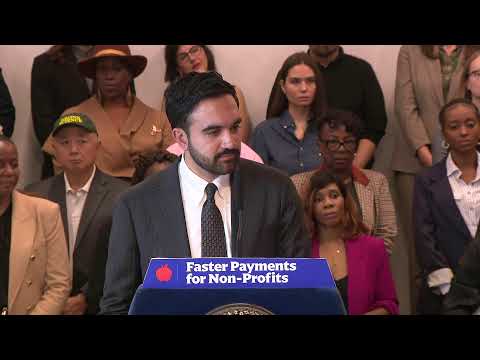 Mayor Mamdani Holds Press Conference with Speaker Menin to Make Nonprofit Announcement