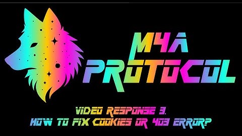 Video Response 3-How To Fix YT-DLP 403 Forbidden/Cookies Error