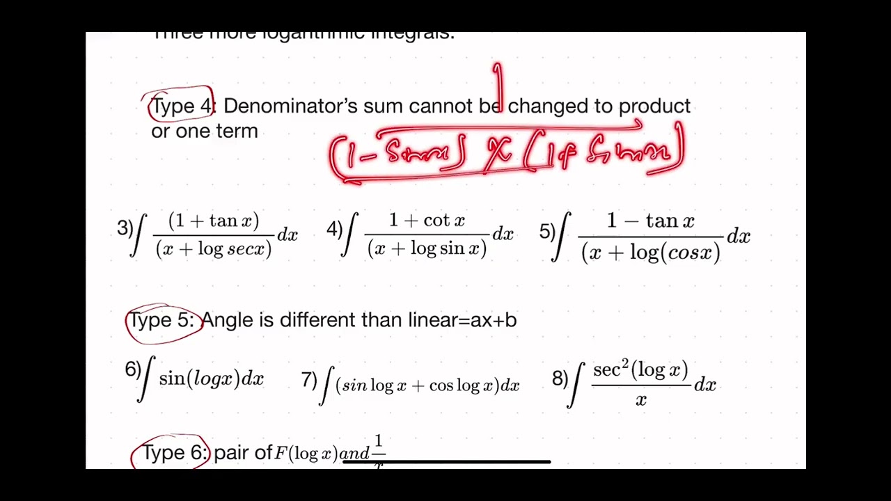 Integral with a logarithmic function 3/3