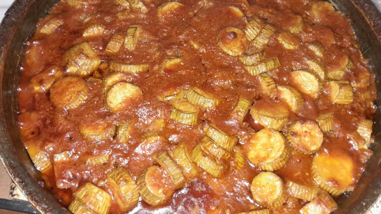 طريقه عمل الكوسه بالحمه المفرومه 😋♥