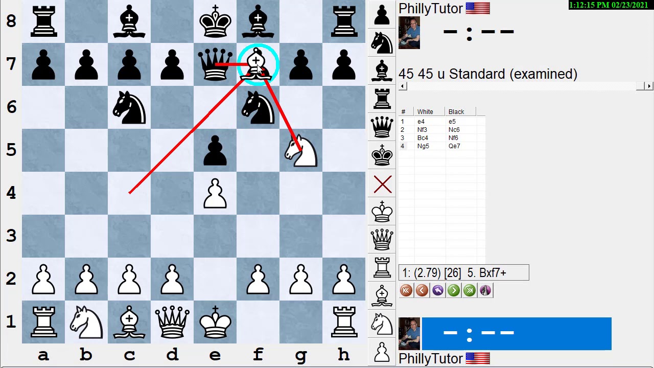 Follow Chess History To Learn Chess Openings - Fried Liver Attack