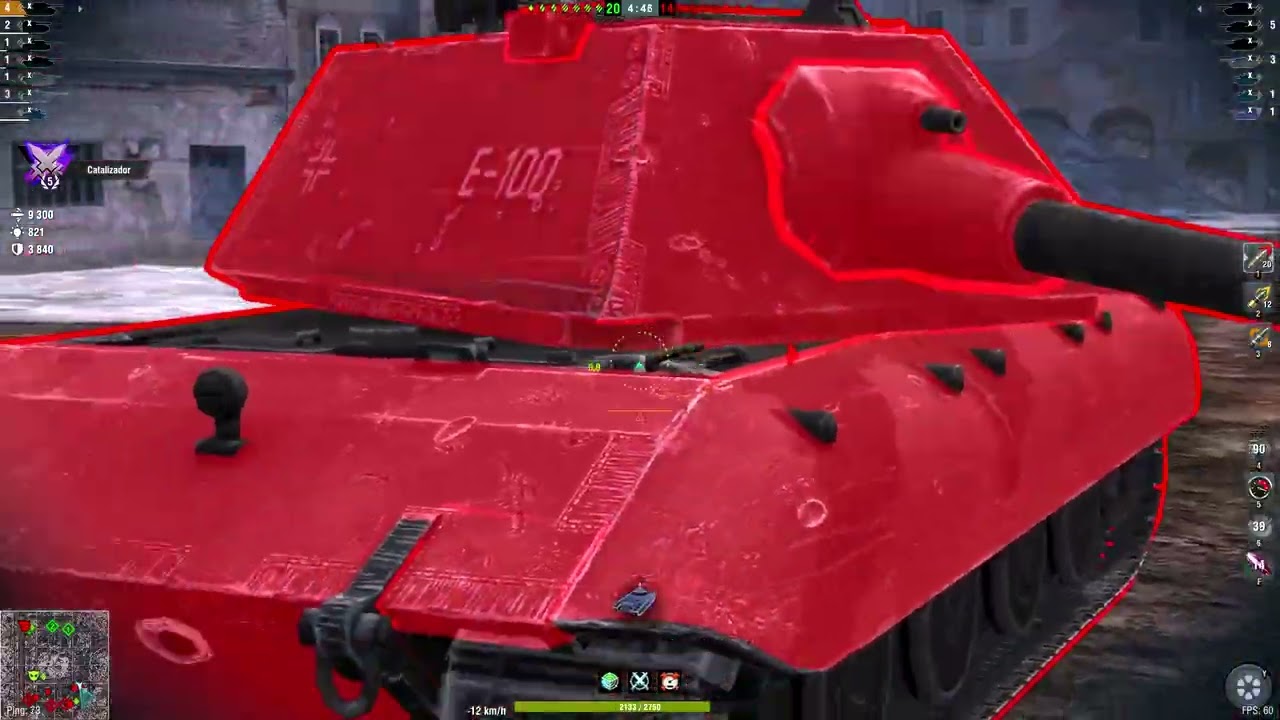 E-100 Stalwart - 6 vehiculos destruidos - 13 312 daño