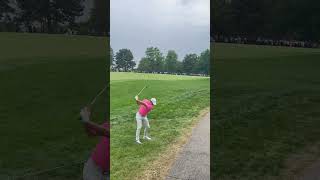 Rory Mcilroy hits Iron Out of Rough and OVER A Tree