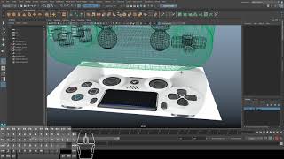 Live Modeling in Maya - Dual Shock Controller (with sarcastic commentary)