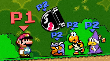 Player 2 controls the enemies in Super Mario World